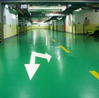 停車場環氧樹脂砂漿平涂地坪